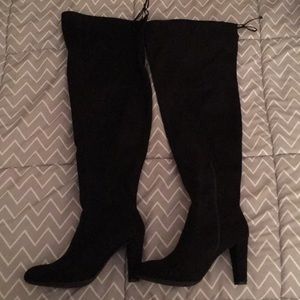 Thigh high booties